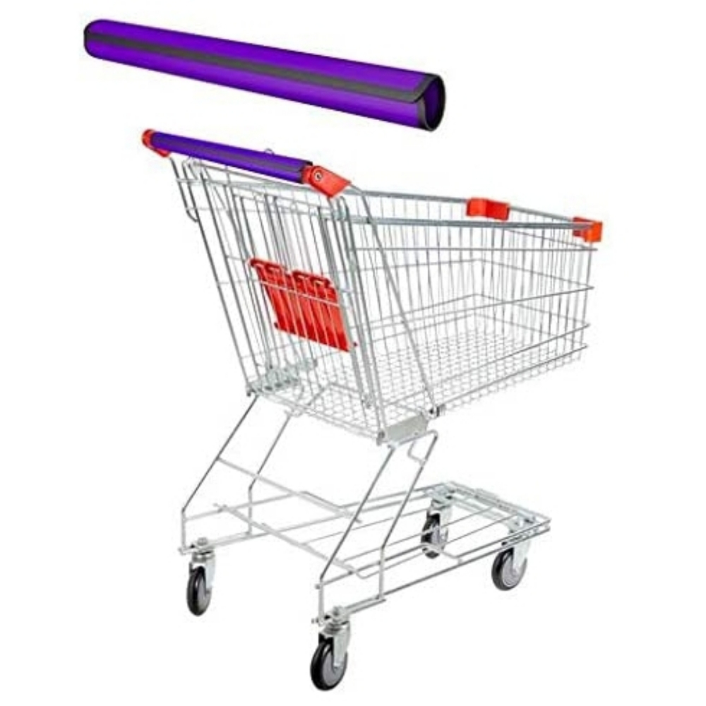 Shopping Cart Handle Covers One Size. Purple